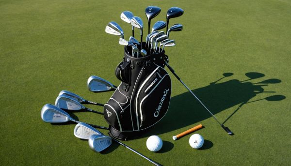 Equipement complet joueur de golf debutant