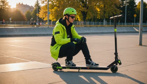 Equipement securite trottinette electrique roller slide