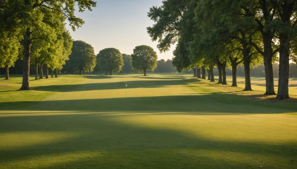 Parcours golf Indre nature calme verdure