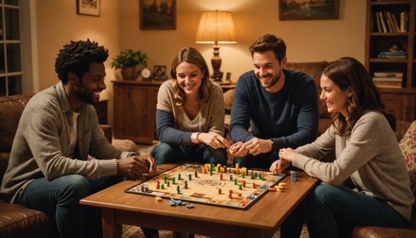 Soiree jeux de societe entre amis