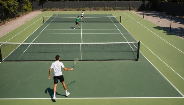 Tournoi de tennis local competition sportive